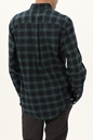 JACK & JONES-Ανδρικό oversized πουκάμισο JACK & JONES 12215489 WOODSIDE καρό πράσινο μπλε